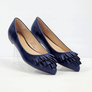 JOURNEE COLLECTION judy ruffled ballet flat shoes Sz 6.5 NEW